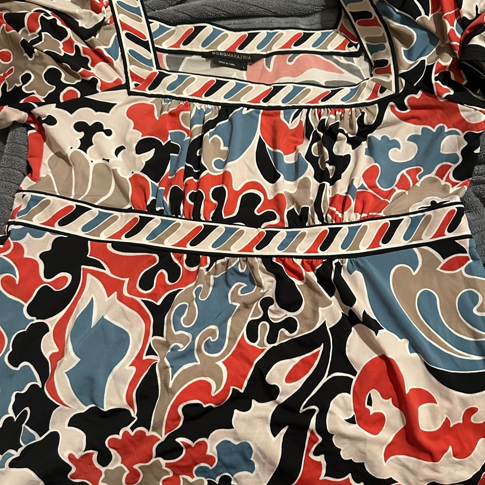 Colorful Patterned Blouse